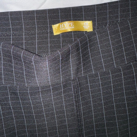 Hype Collection Pull On High Waisted Legging Style Dress Pants w/Front Pockets - Picture 2 of 7